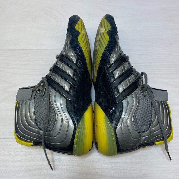 Rare Adidas Tyrint 08 Wrestling Shoes Men\'s Size 10 Gray Comfort Lace Up